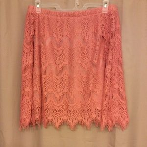 NWT Pink Boutique Top (Medium)